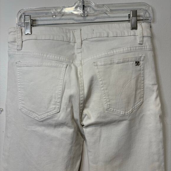 Joe's Jeans Womens Ankle Chelsea White Denim Size 28 Preppy Skinny Stretch - Picture 4 of 7